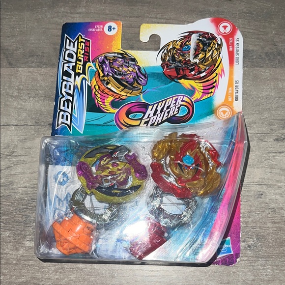 Duo Pack Toupies Beyblade Burst – Surge Force Wolborg Spryzen S5 Dusk – Hasbro Neuf